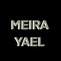 meria yael logo on a black background